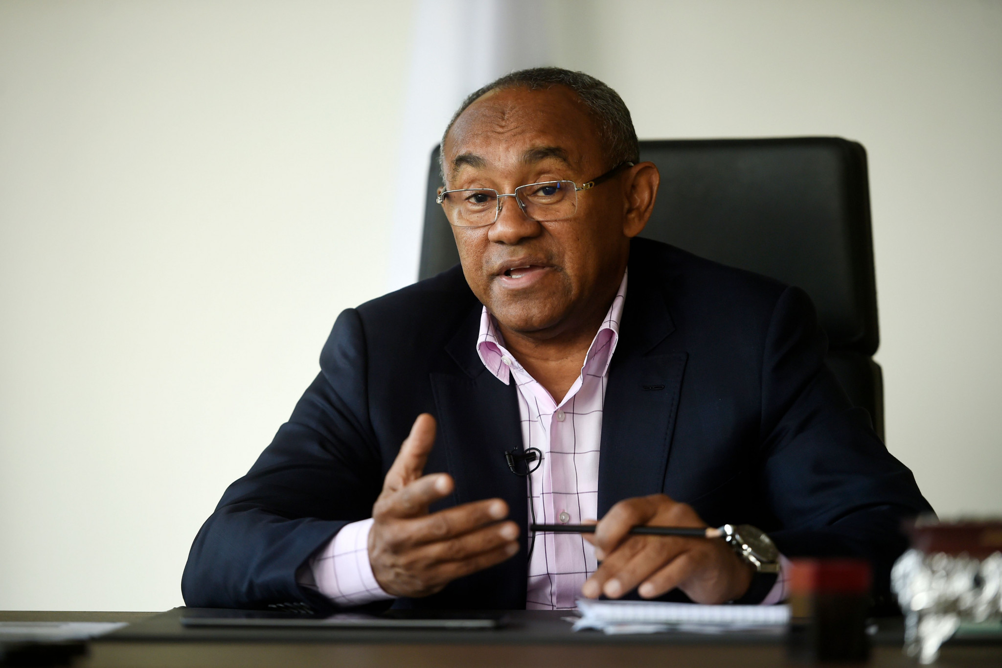 CAF President Ahmad has offered Europe a vote-trading deal in an effort to secure support for Morocco 2026 ©Getty Images
