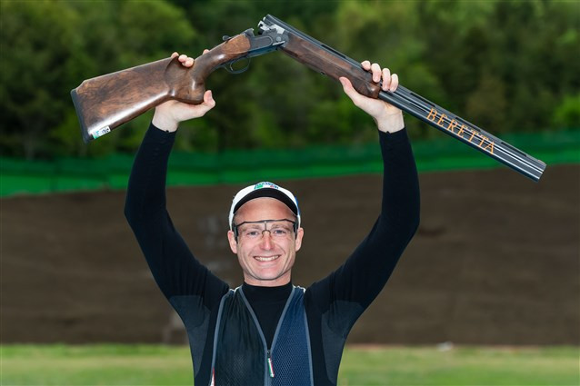 Italy's Mauro De Filippis won his first World Cup title in eight years in Changwon ©ISSF