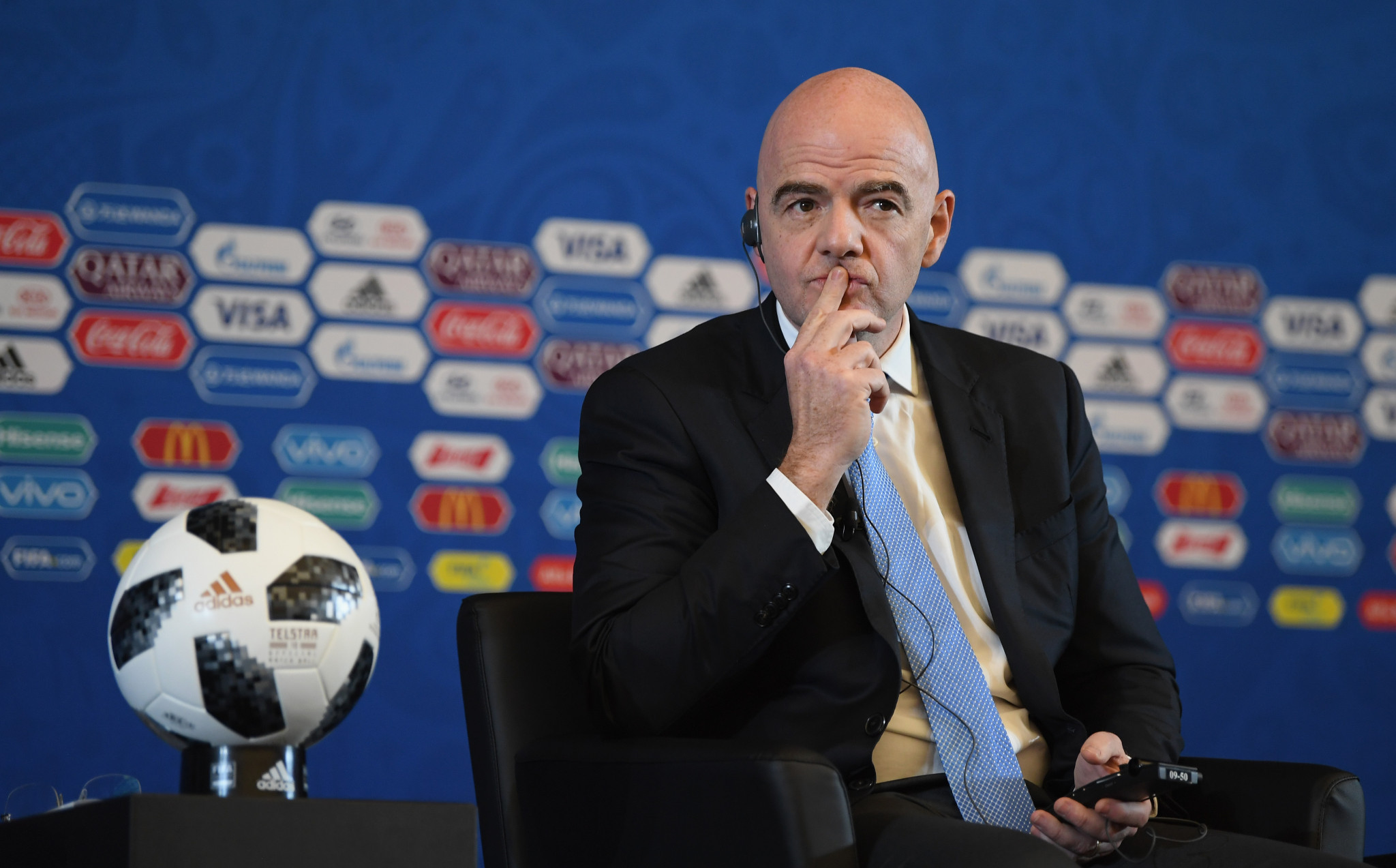 FIFA President Gianni Infantino will discuss a variety of issues with Confederation Presidents during a hastily convened meeting in Zurich next week ©Getty Images