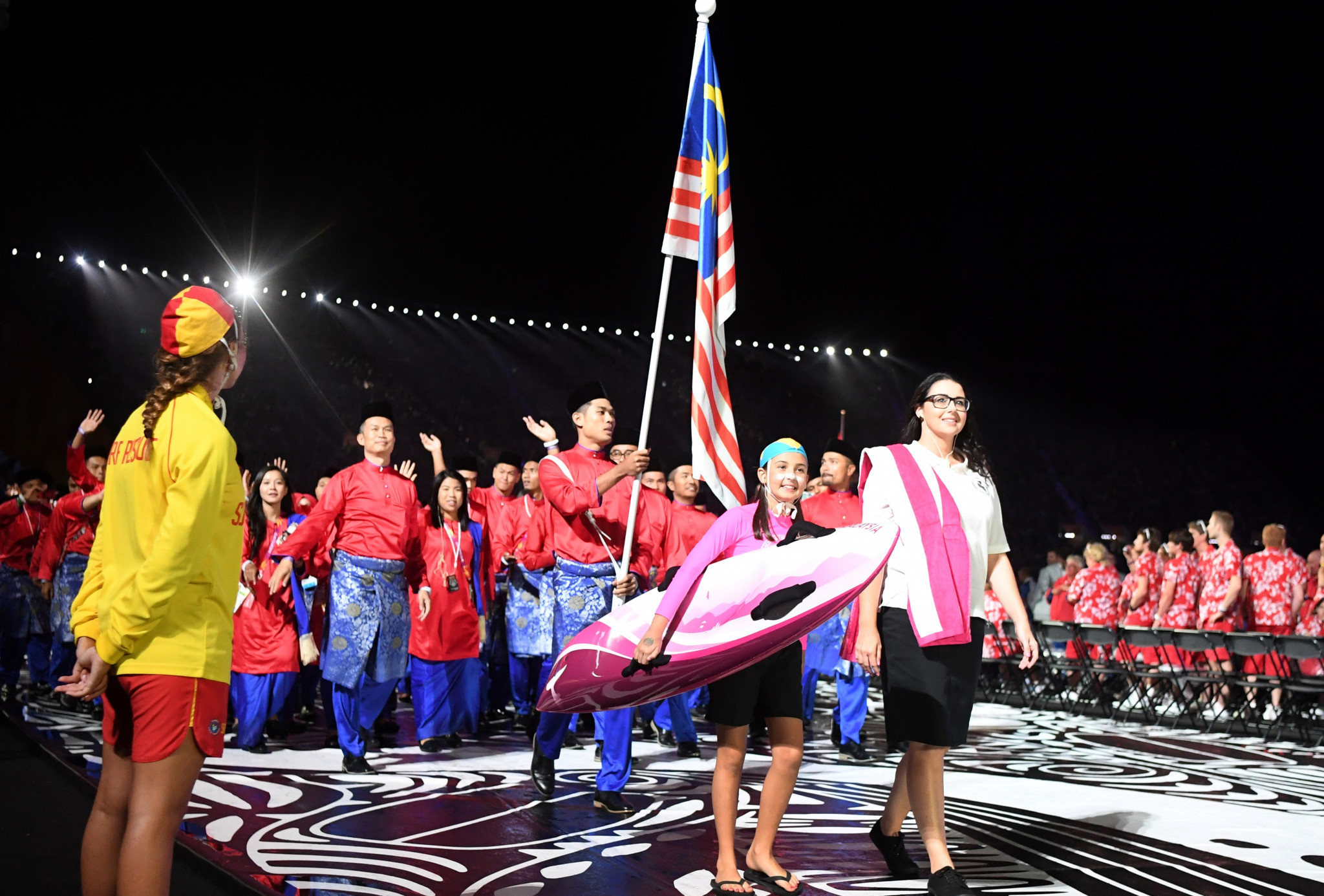 Flag bearer olympic malaysia Olympic Council