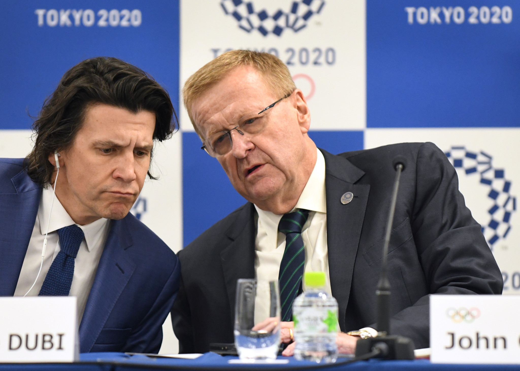 John Coates, right, admitted that problems still remain for Tokyo 2020 ©Getty Images