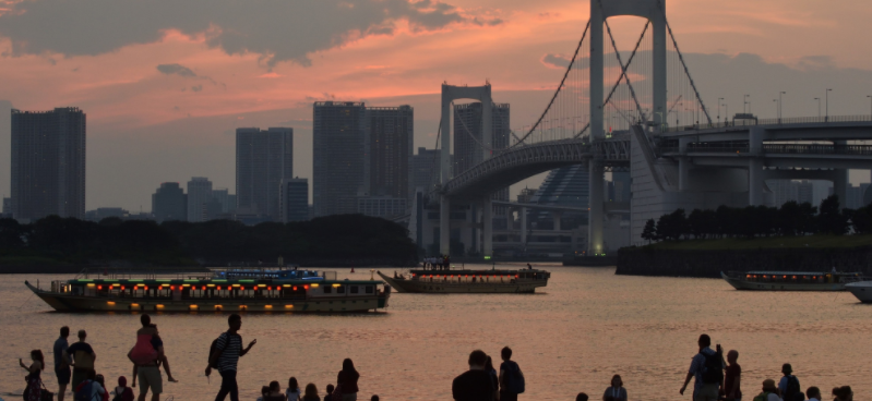 Water pollution concerns remain in Odaiba, where triathlon is due to be held ©Getty Images