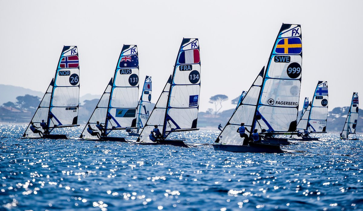 Racing continued today after a delayed start ©World Sailing