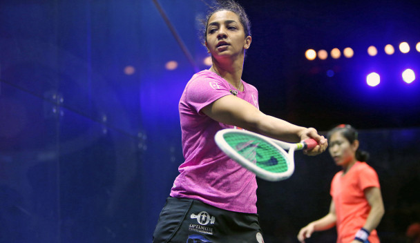World champion Raneem El Welily is through to the women's semi-finals ©PSA