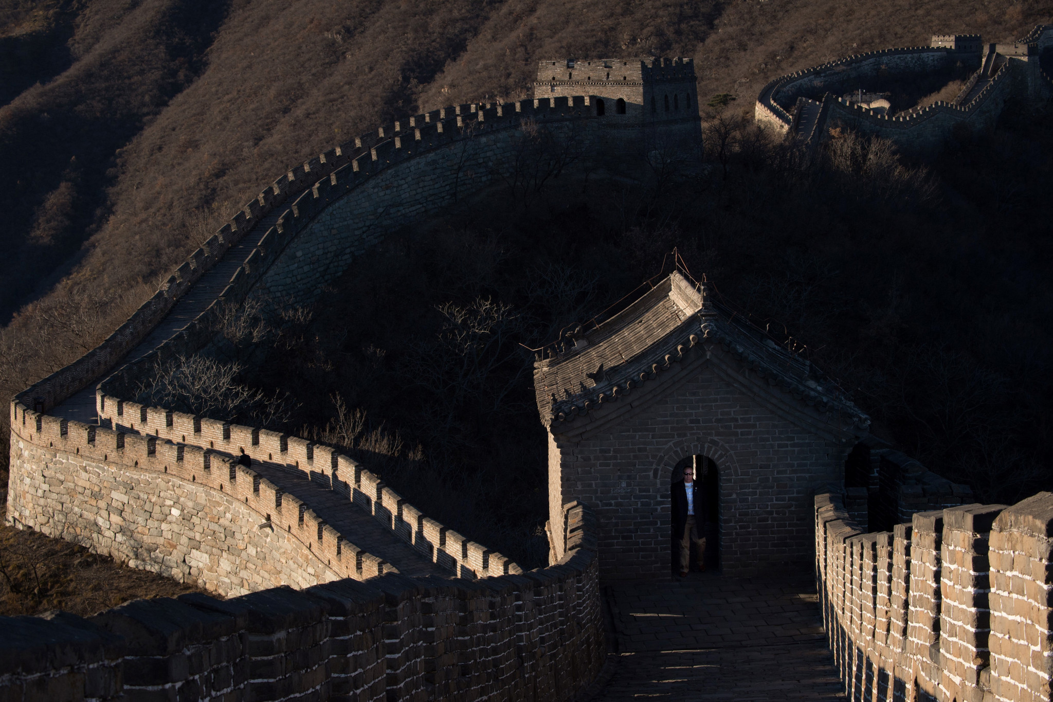 Китайская стена уходит в море