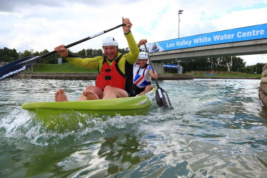 Sir Matthew Pinsent and Etienne Stott have praised the Lee Valley White Water Centre ahead of the Championships ©British Canoeing