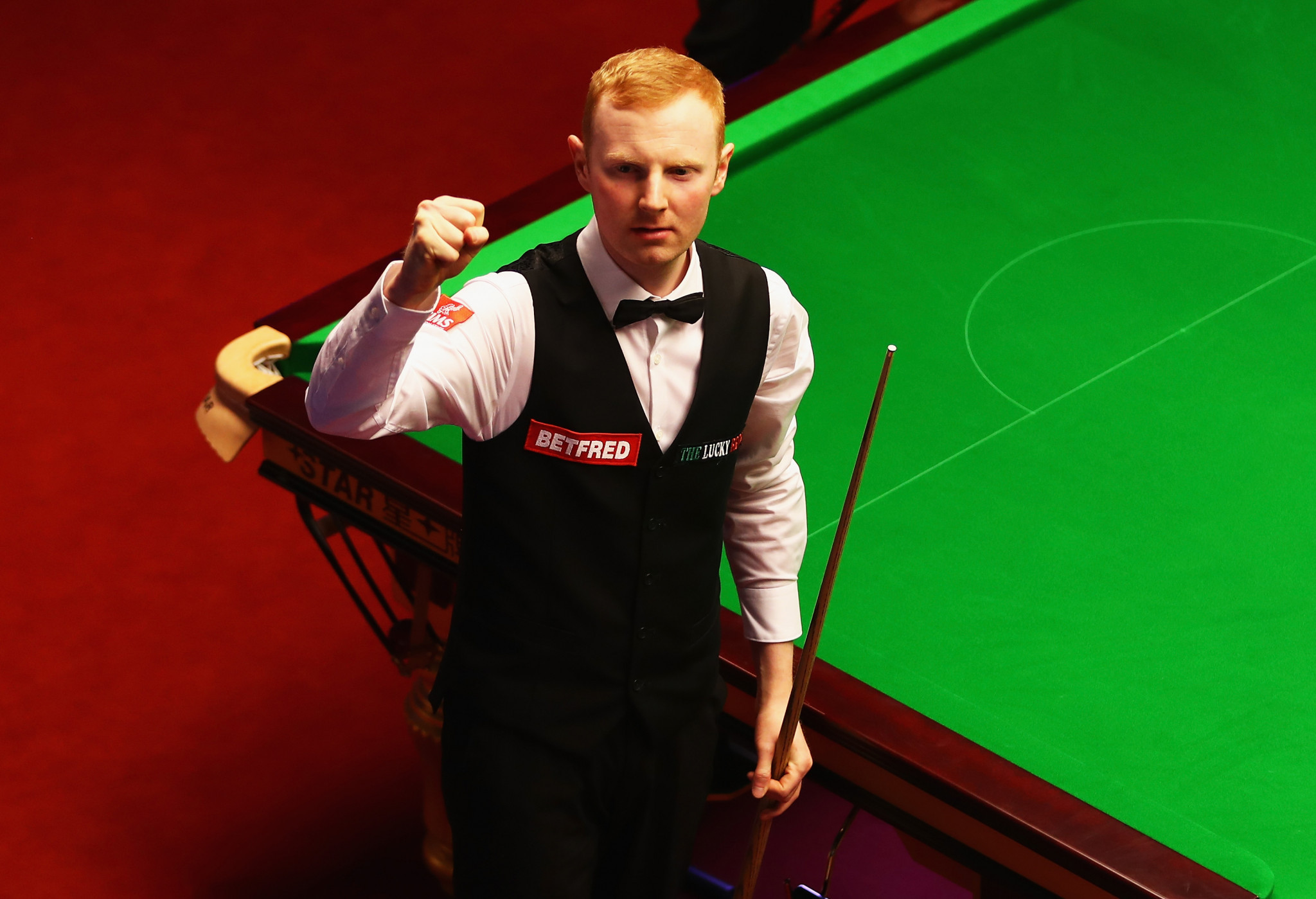 Scotland’s Anthony McGill has booked his place in the second round of the World Snooker Championships ©Getty Images