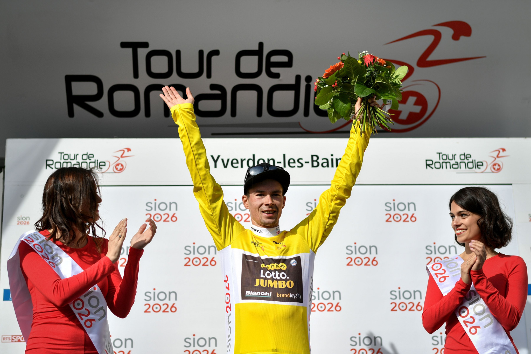 Primož Roglič is now the overall Tour de Romandie leader ©Getty Images