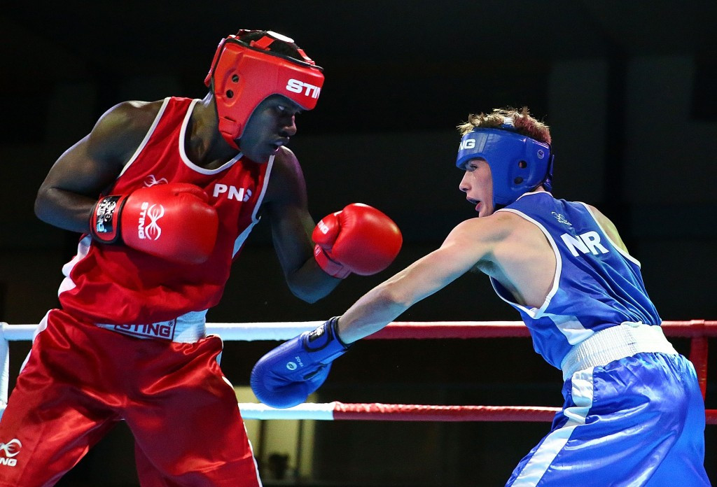 Port Moresby 2015 gold medallist Thadius Katua of Papua New Guinea kept his good run of form going by winning the lightweight title