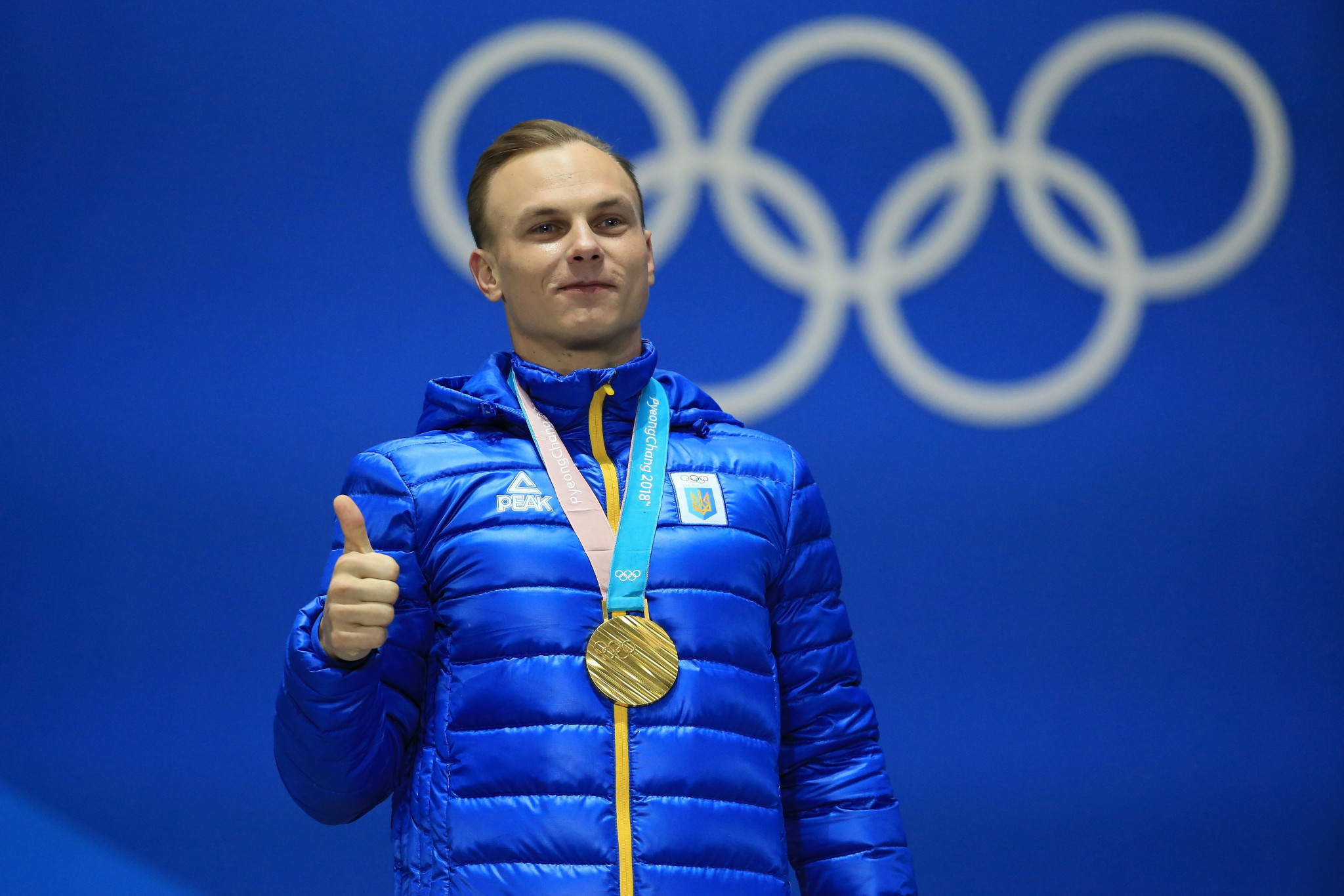 Aerials skier Oleksandr Abramenko claimed Ukraine's only Olympic gold at Pyeongchang 2018 ©Getty Images