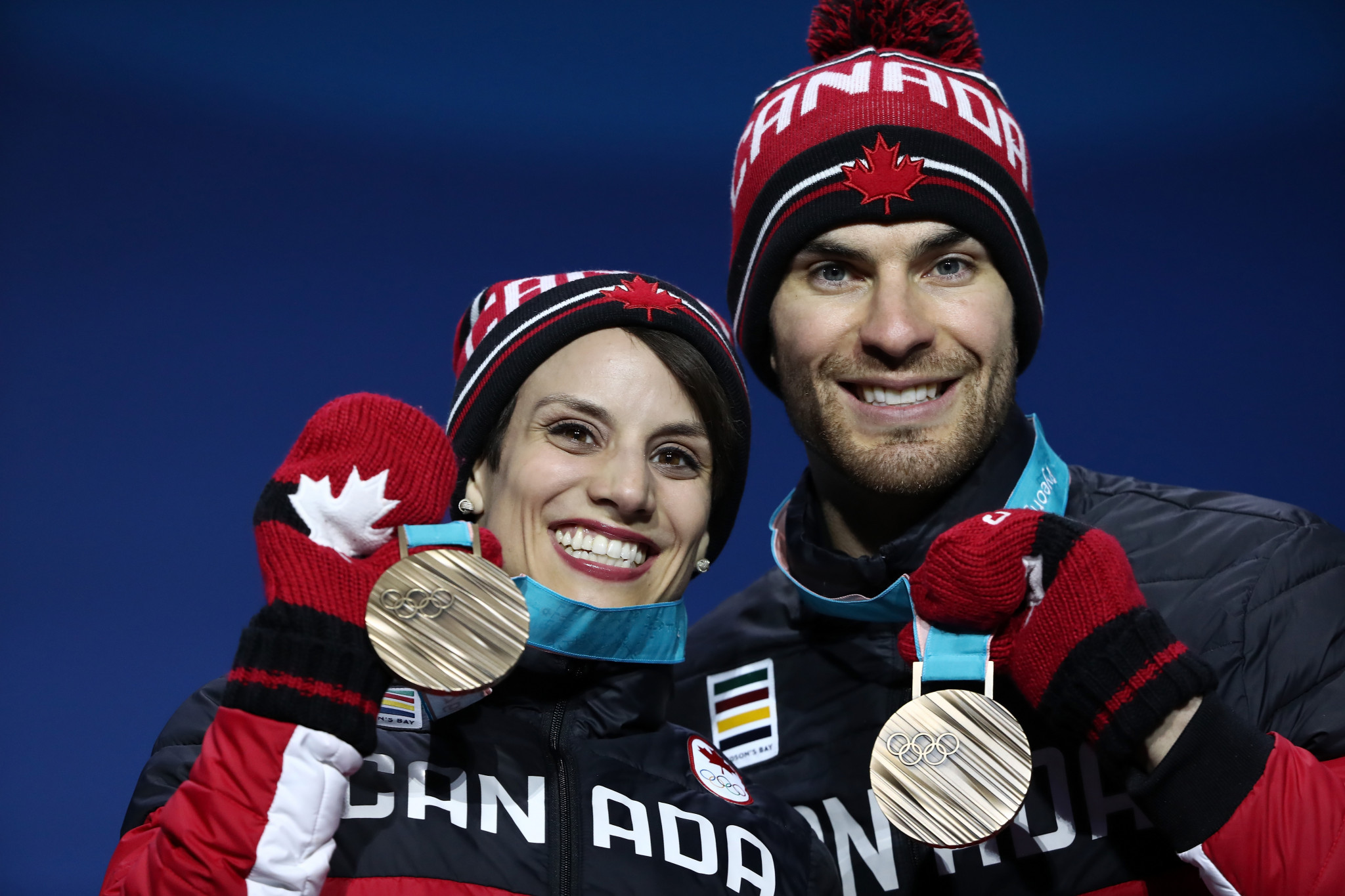 Meagan Duhamel and Eric Radford won bronze in the pairs event at Pyeongchang 2018 ©Getty Images