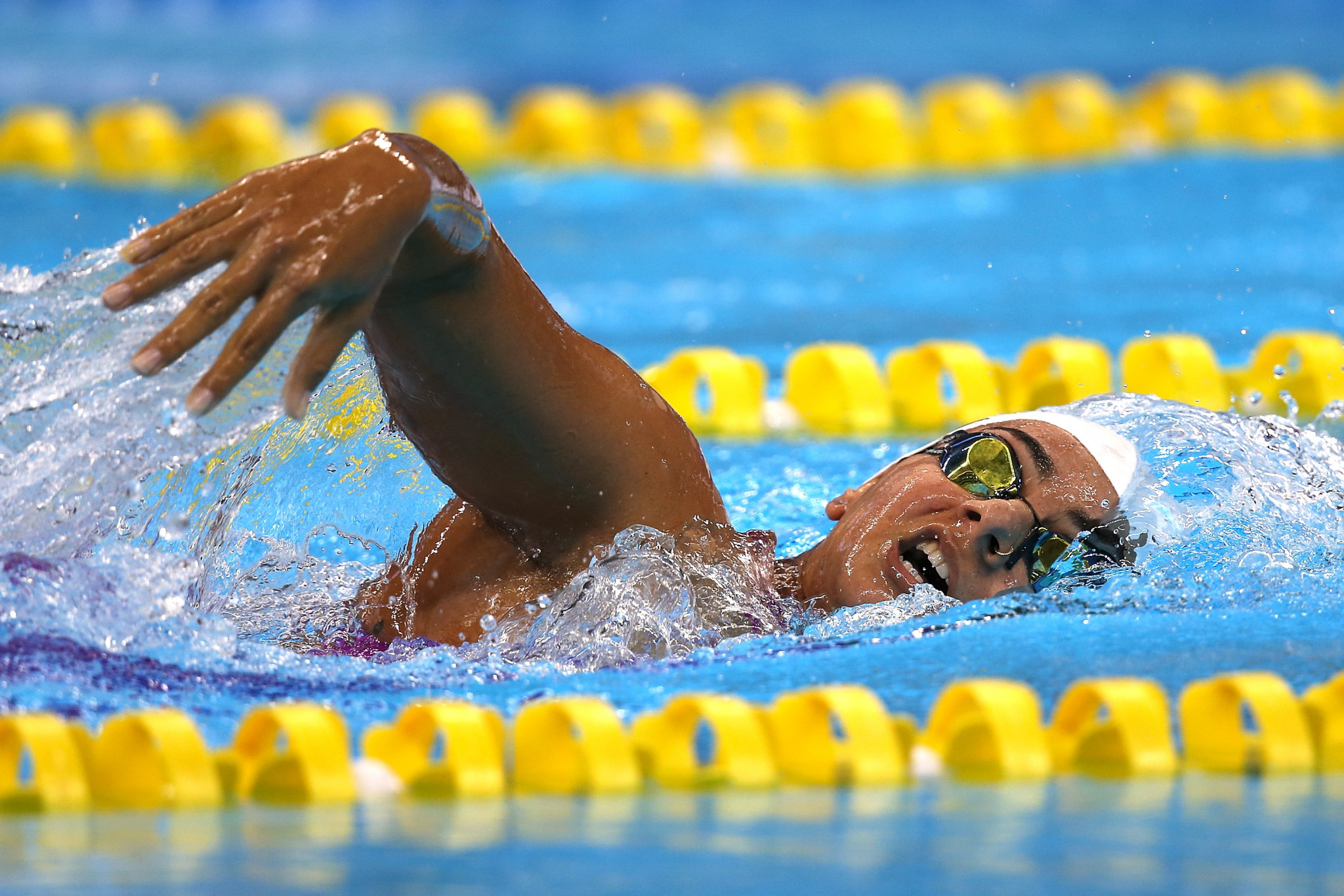 Brazil's Camille Rodrigues had to settle for the bronze medal in the women's 400m freestyle S9 event ©Getty Images