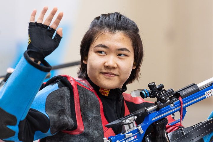 Zhang Wang was competing at her first senior ISSF World Cup ©ISSF