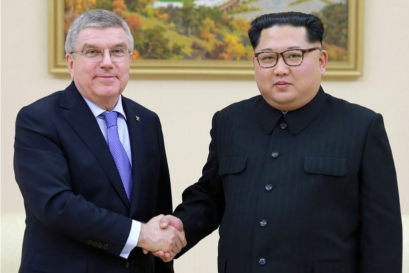 Thomas Bach met with Kim Jong-un in Pyongyang last month ©Getty Images