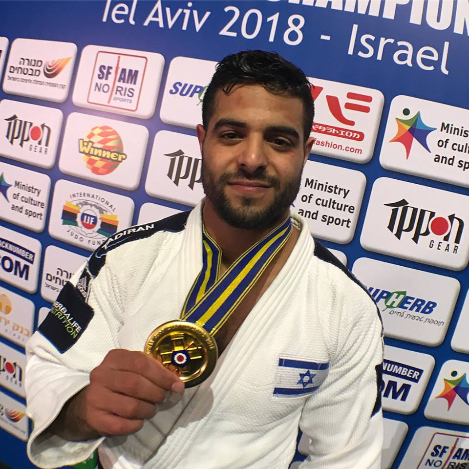 Sagi Muki delighted the home fans with his win in Tel Aviv ©European Judo Union/Facebook