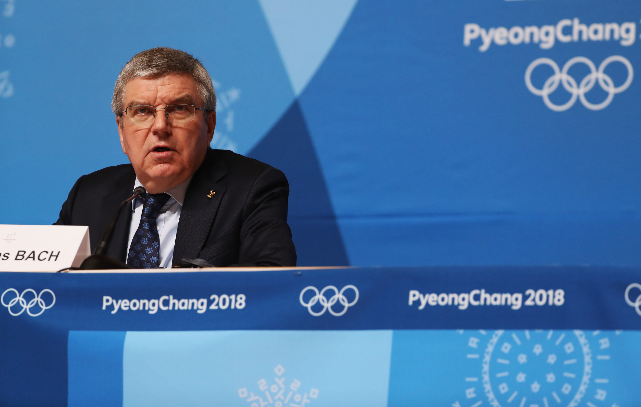 Thomas Bach criticised the running of CAS before the Pyeongchang 2018 Winter Olympics ©Getty Images