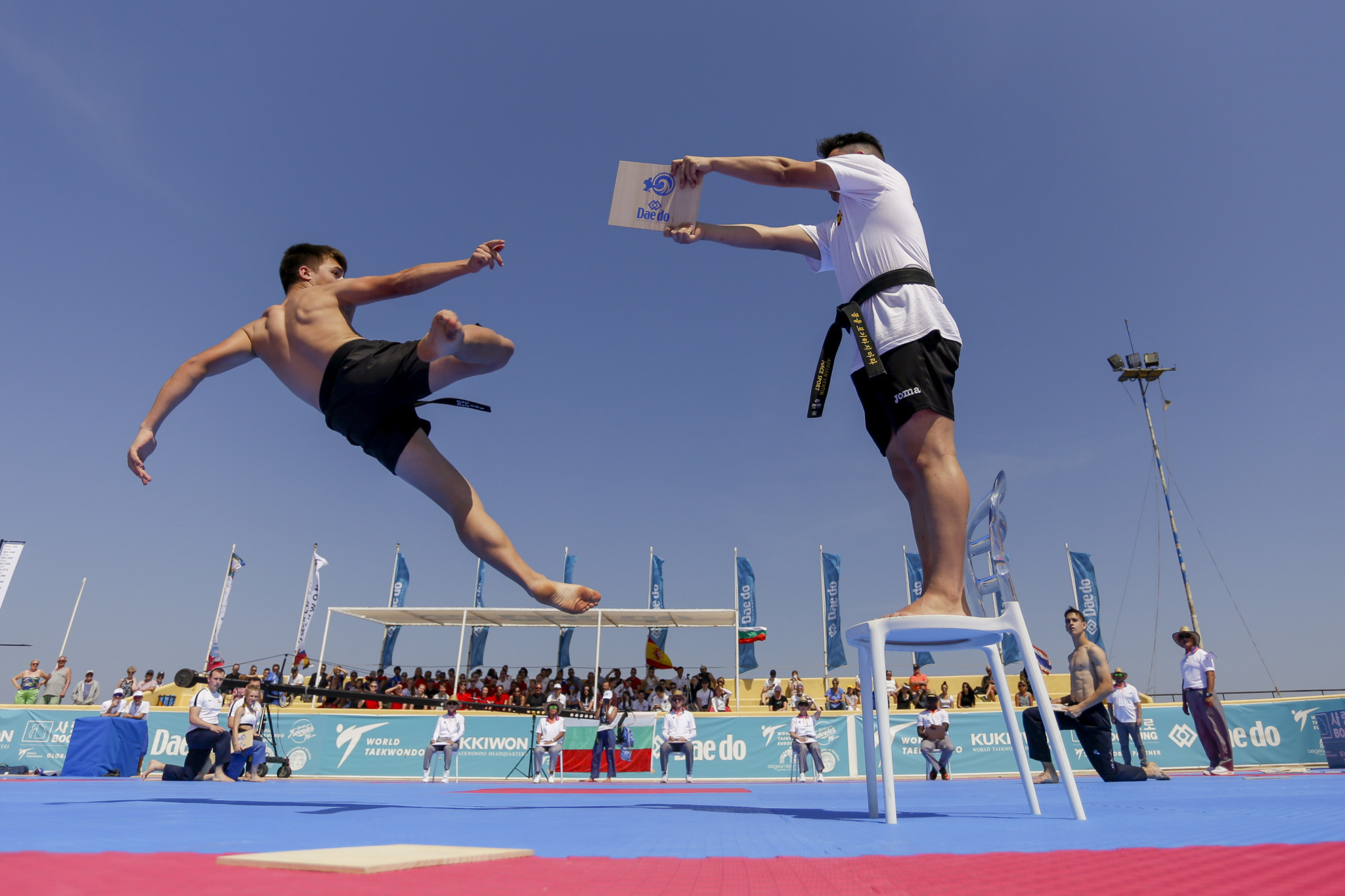 Thailand claim five gold medals on day three of World Taekwondo Beach Championships