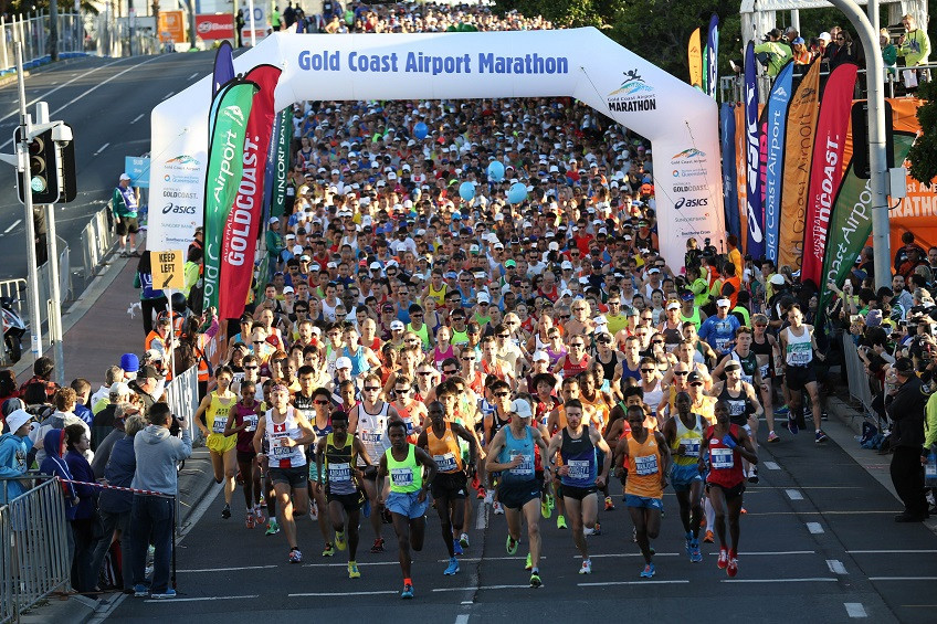 A record field is expected for this year's Gold Coast Marathon, breaking the record of 6,216 set two years ago 