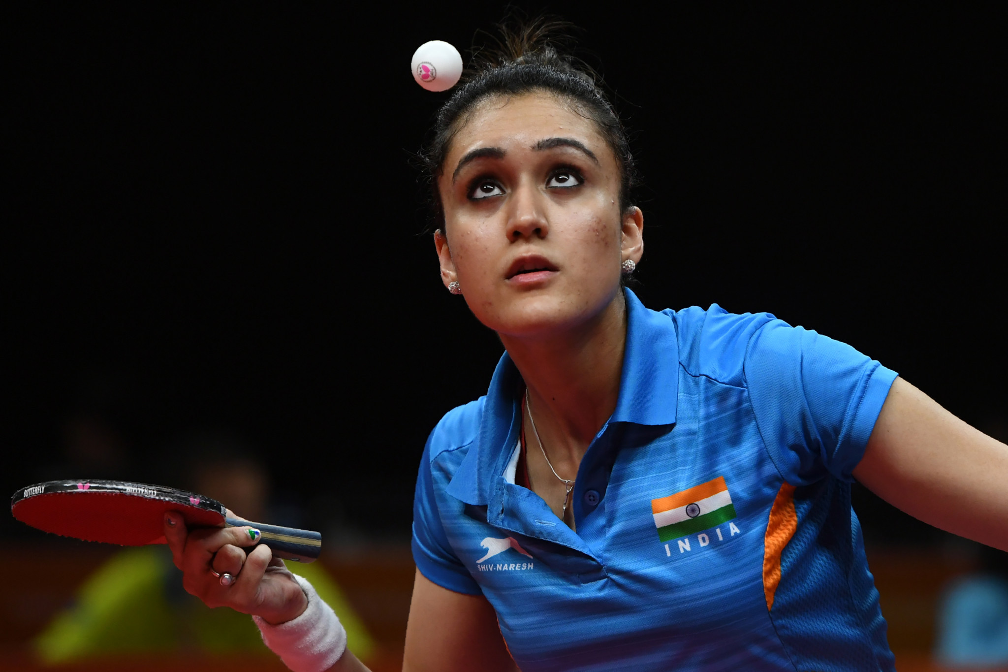 Commonwealth Games table tennis gold medallist Manika Batra was among the female athletes specially picked out for praise by Indian Prime Minister Narendra Modi ©Getty Images