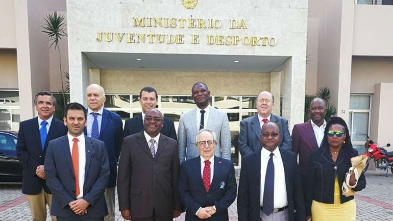 Several cooperation agreements were signed with national federations in Mozambique ©COP
