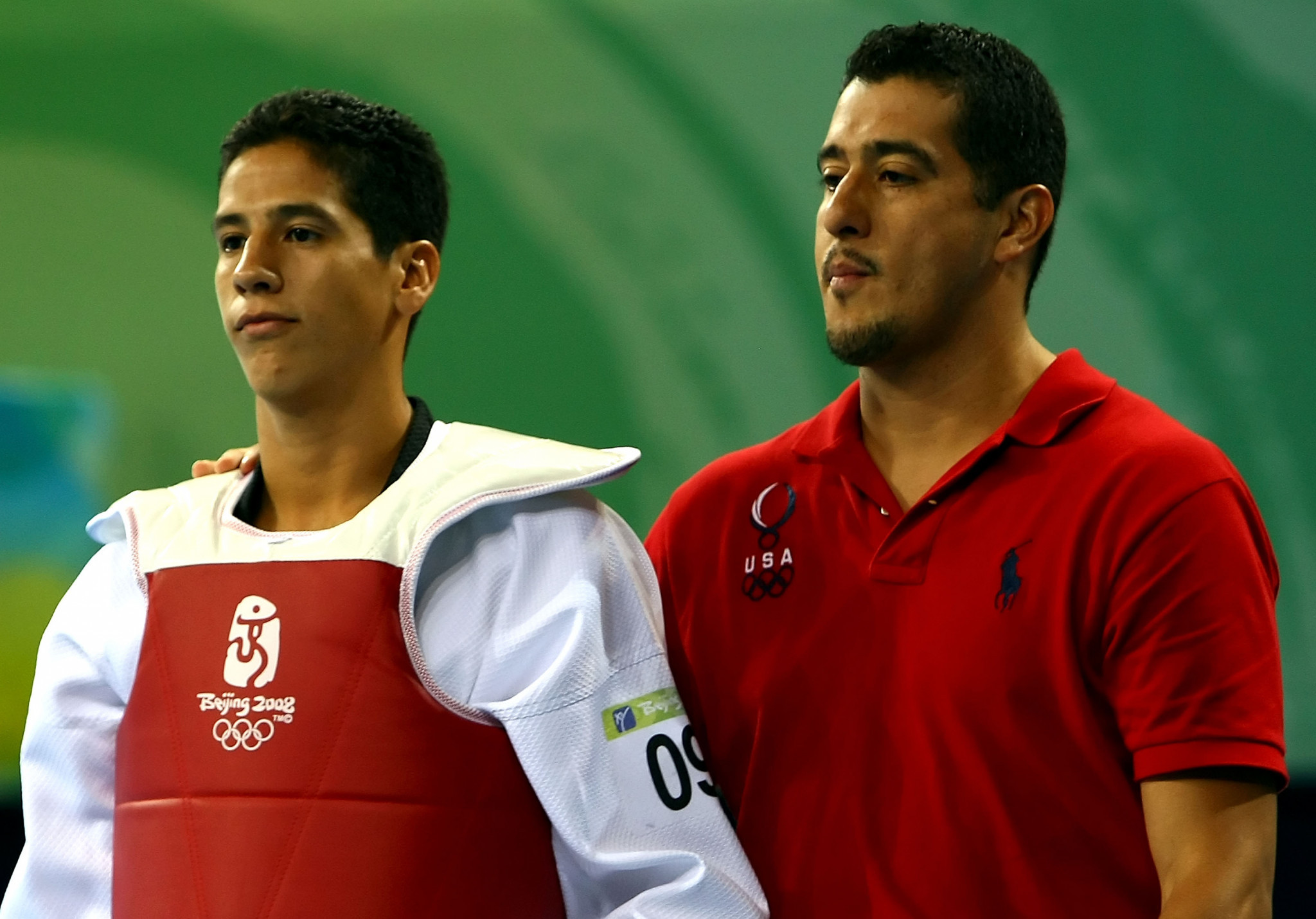 Jean Lopez, right, was suspended from all World Taekwondo events earlier this month ©Getty Images