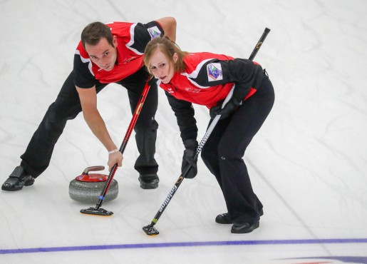 Switzerland have marginally increased their lead in the mixed doubles curling world rankings ©WCF