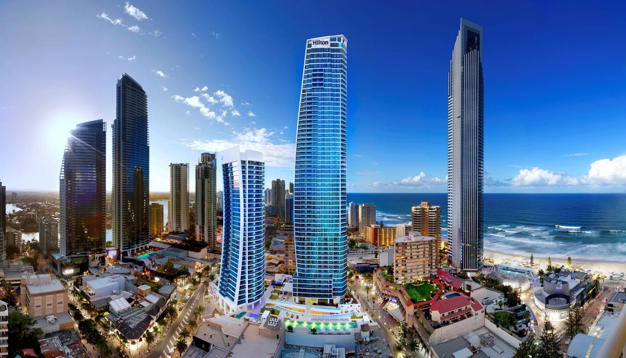 The average visitor to the Gold Coast during the Commonwealth Games paid on average AUD$347 per night ©Hilton Hotels