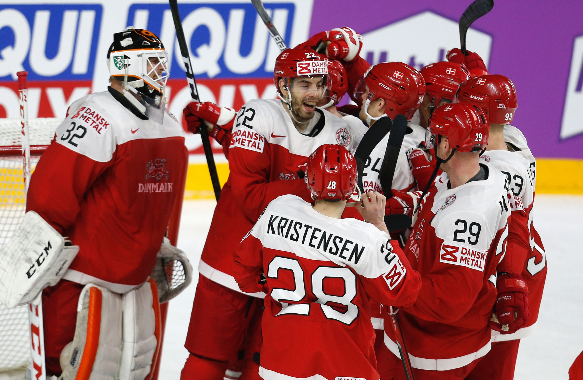 Denmark will be hoping for glory on home ice a the IIHF World Championship ©Getty Images