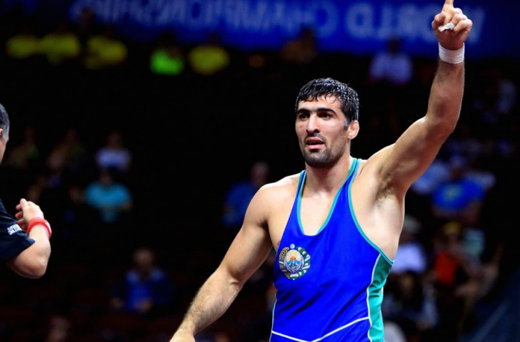 Uzbekistan's Rustam Assakalov had to settle for silver in the Greco-Roman 85kg class ©Martin Gabor/UWW