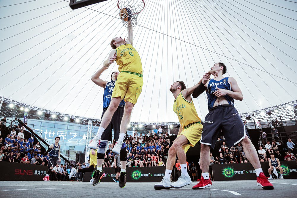 Australia beat defending champions Mongolia in a thrilling men's final to claim the 3x3 Asia Cup crown ©Basketball Australia