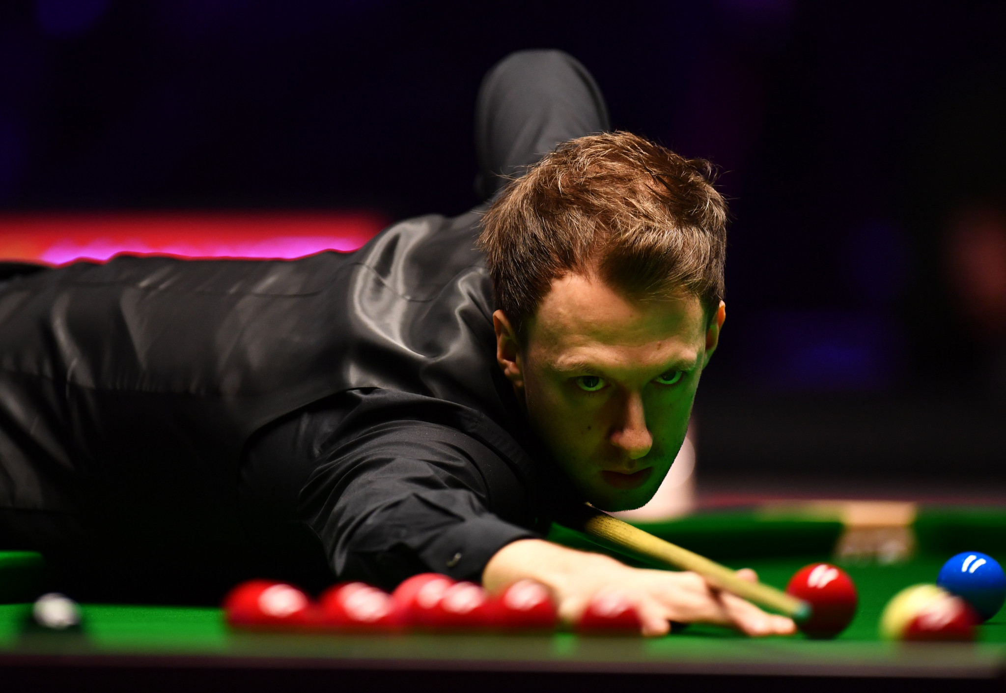 England's Judd Trump looks set for a last four spot in the World Snooker Championship at the Crucible in Sheffield ©Getty Images