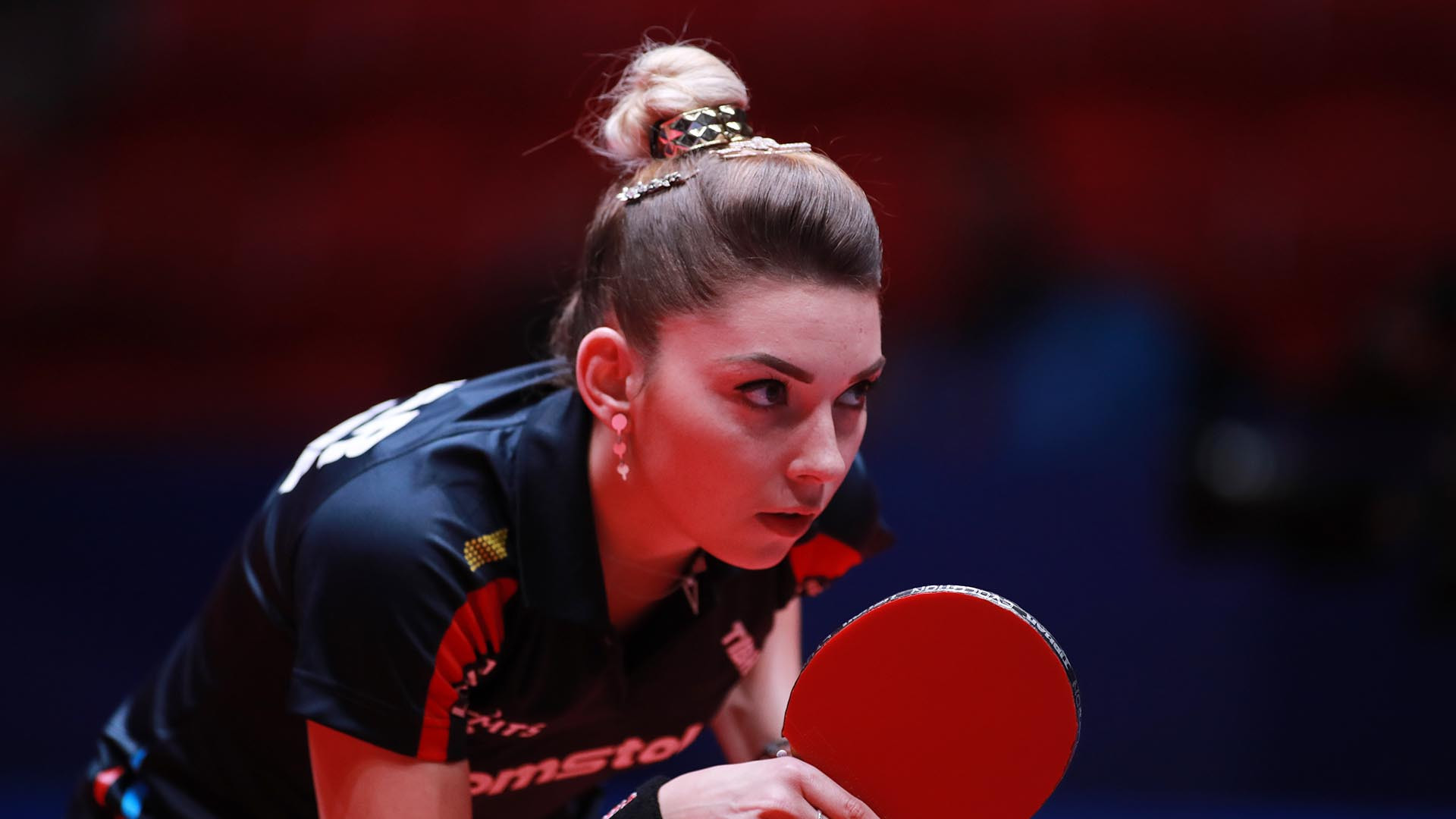 Romania beat North Korea to win their group in the women's tournament ©ITTF