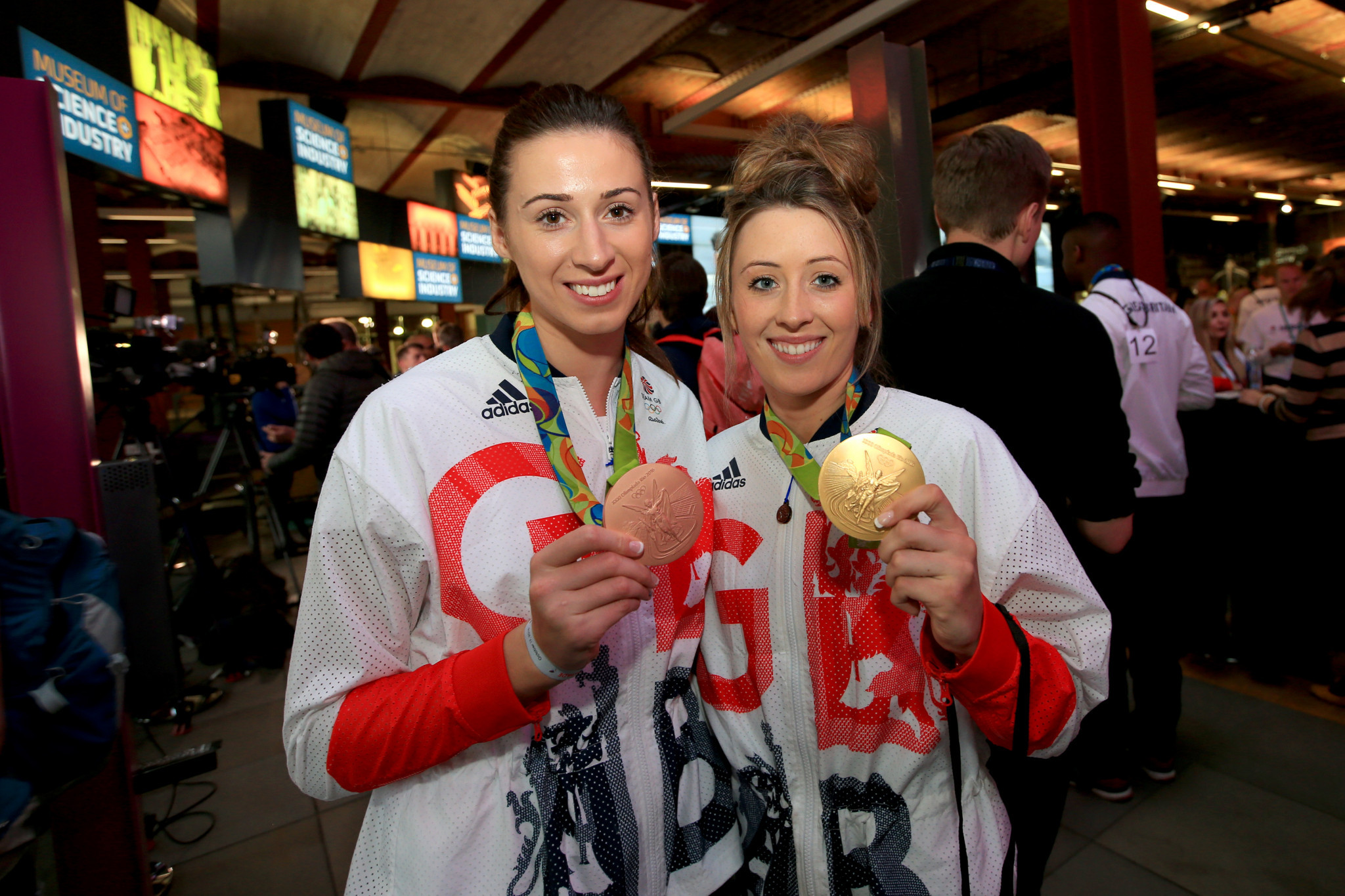 Bianca Walkden, left, and Jade Jones, right, have been selected on Great Britain's European Championship squad ©Getty Images