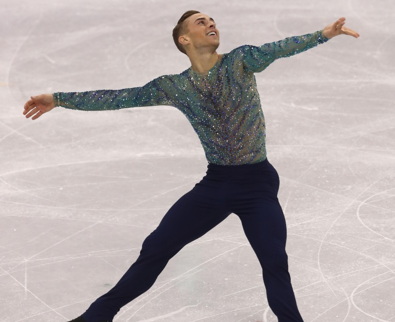 Adam Rippon is among top American skaters who could feature at events broadcast on the NBC Sports Network ©Getty Images