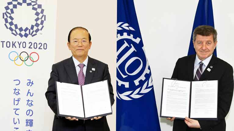 Tokyo 2020 sign Memorandum of Understanding with International Labour Organization