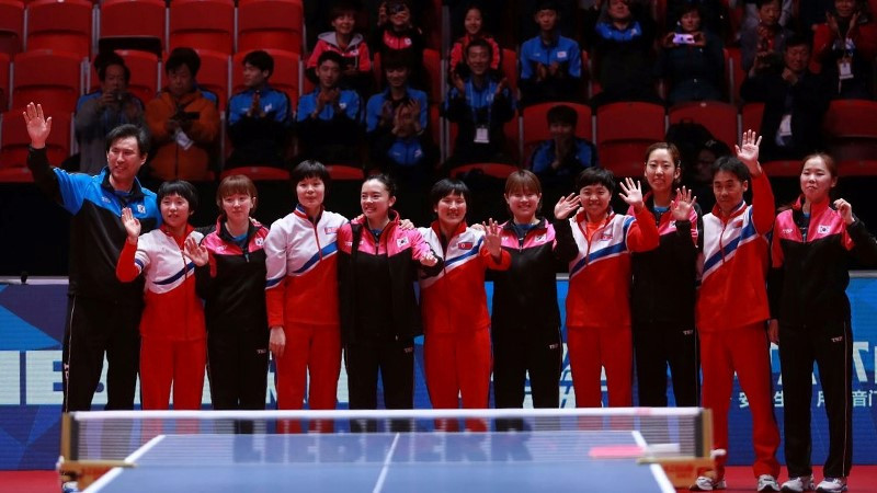 North and South Korea abandon quarter-final clash to form unified team at ITTF World Championships