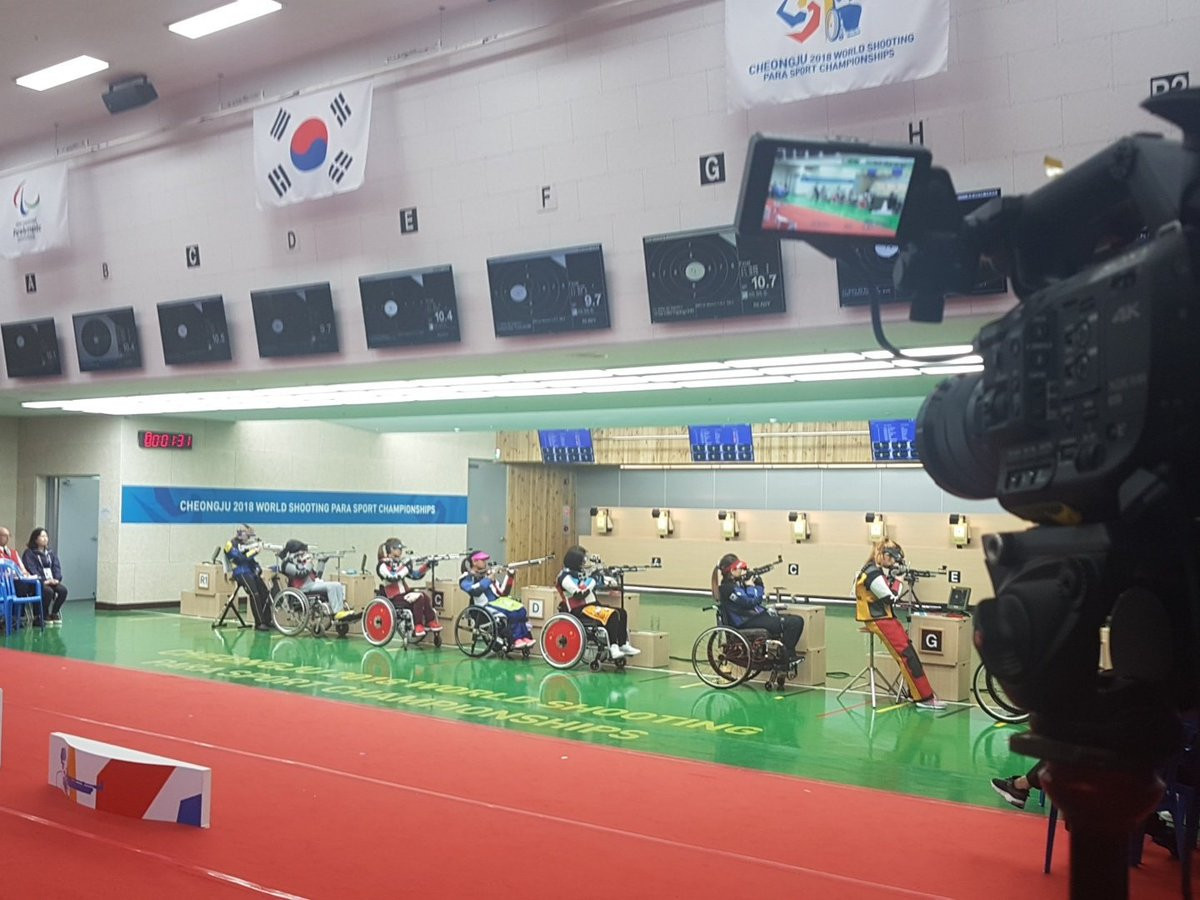 Two world records were broken on the opening day in South Korea ©Twitter/Shooting Para Sport