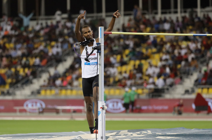 Qatar's Mutaz Essa Barshiim starts the defence of his IAAF Diamond League high jump title with victory in 2.40m ©Getty Images  
