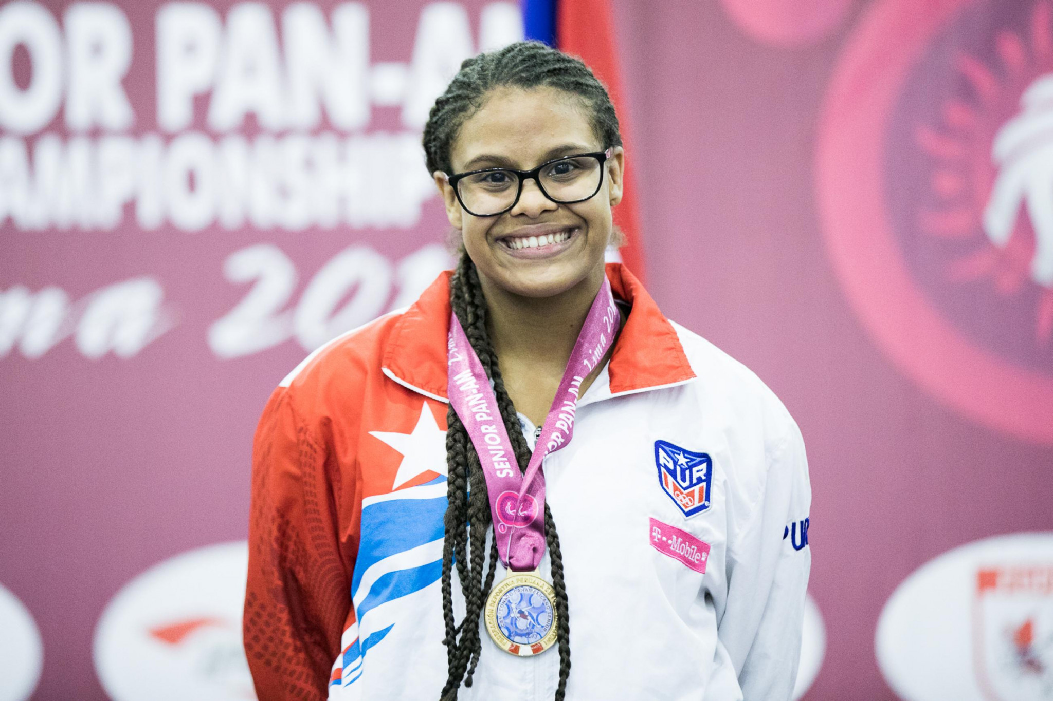 Andri Beth Belliard claimed gold for Puerto Rico in the women's 59kg event ©UWW