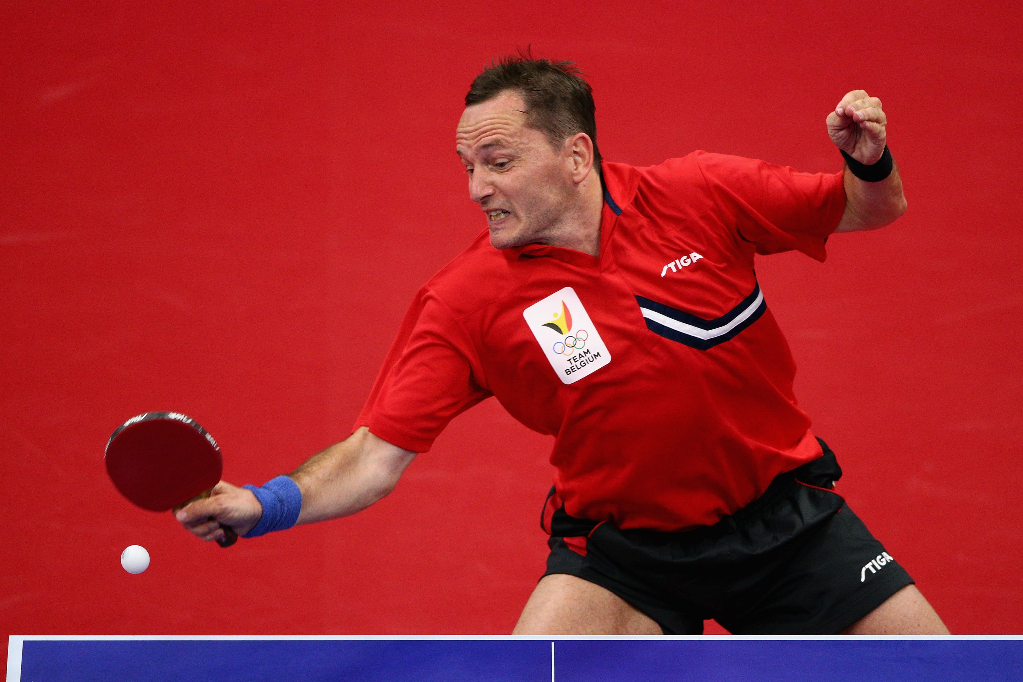 Jean-Michel Saive has been elected to the ITTF Athletes' Commission ©Getty Images