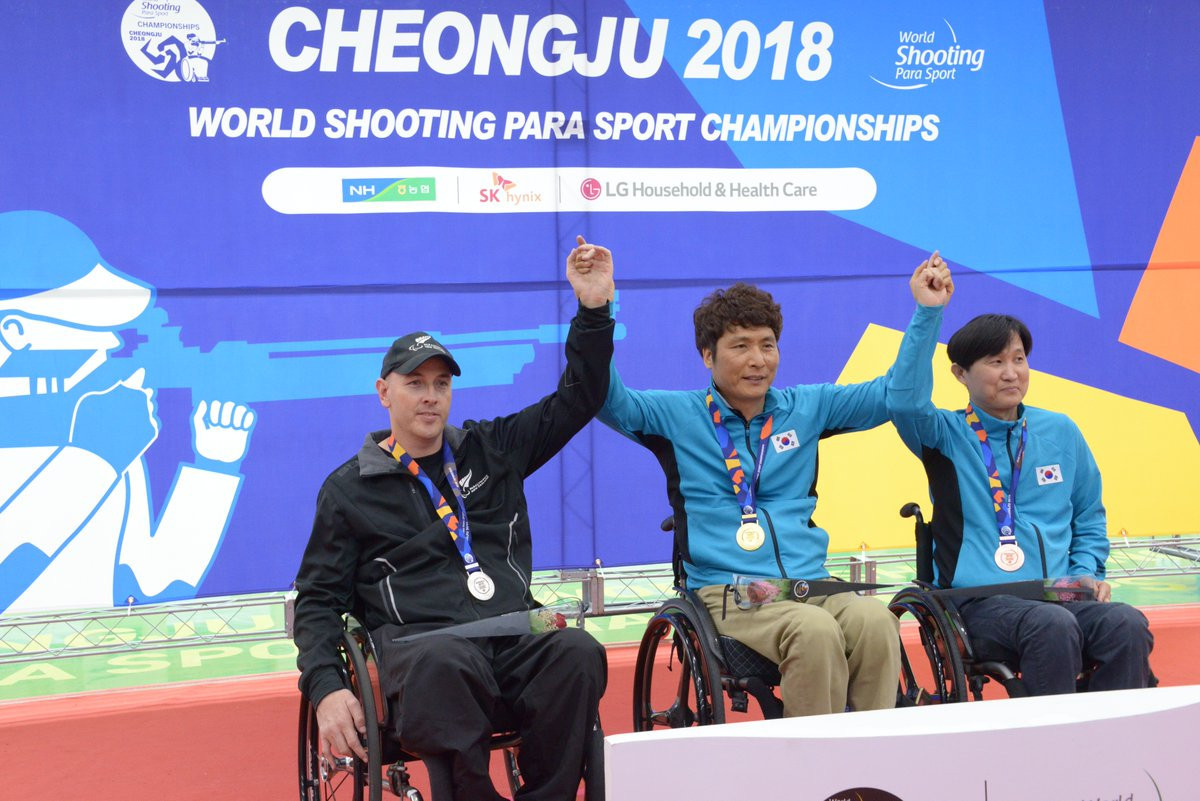 Jiseok Lee secured South Korea's first gold in their home Championships ©Twitter/Shooting Para Sport