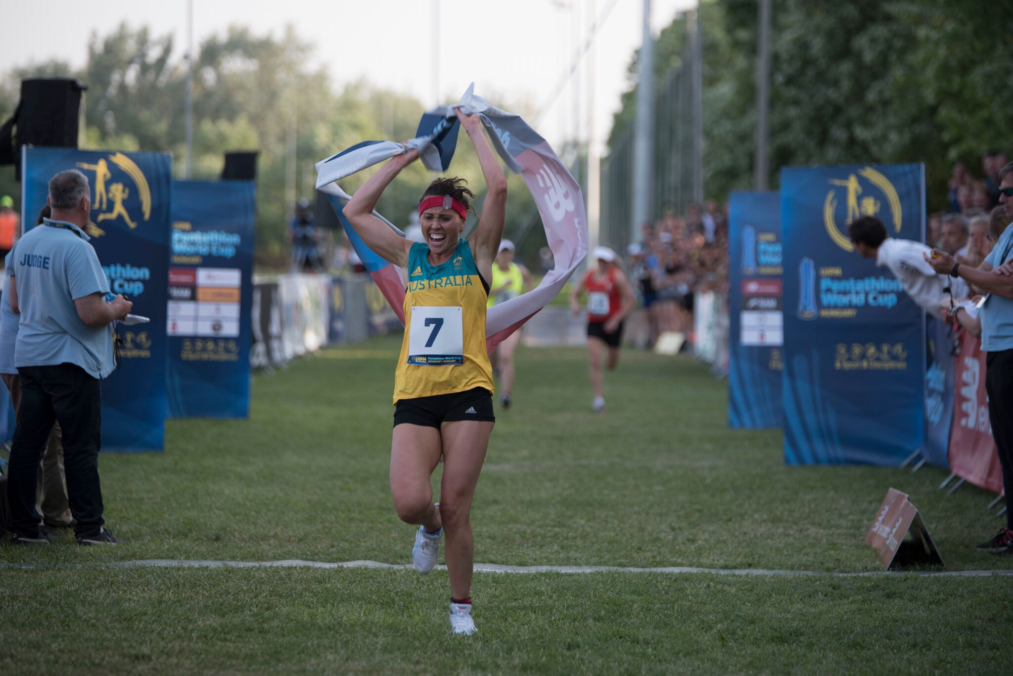 Chloe Esposito triumphed in the women's final in Hungary ©UIPM