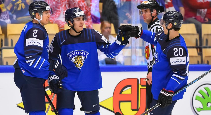 Finland were among other winners on the second day of competition ©IIHF