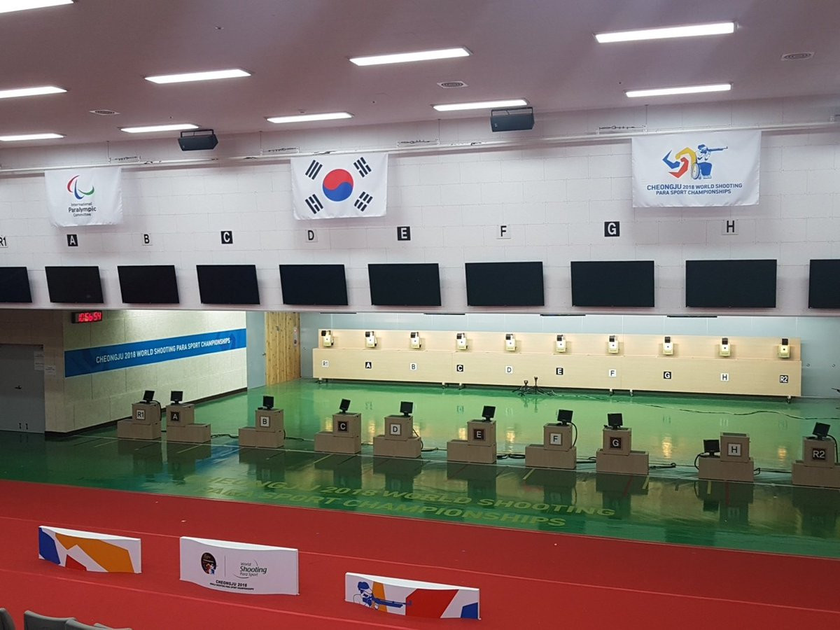 The event has been taking place at the Cheongju Shooting Range ©World Shooting Para Sport