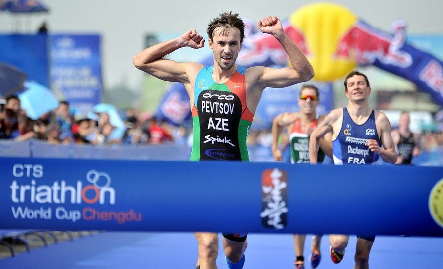 Pevtsov clinches victory in super sprint format at ITU World Cup in Chengdu