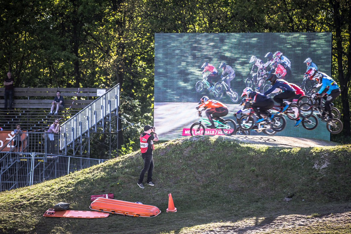 The fourth round of the BMX Supercross World Cup drew to a close in Papendal ©UCI