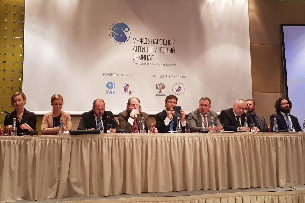  International Anti-Doping Seminar organised in Moscow by the IWF and RWF could be a blueprint for others ©Twitter