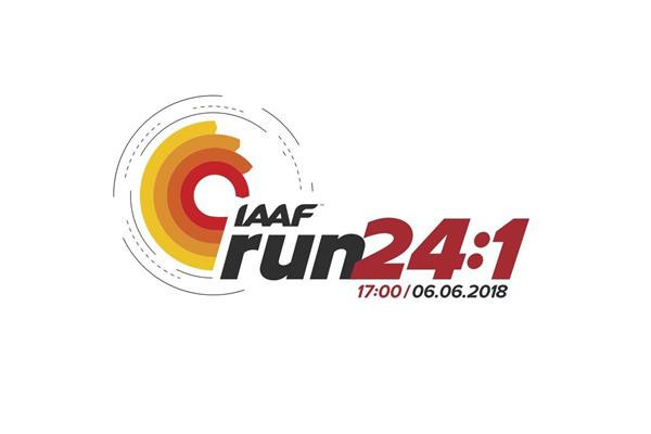The IAAF have organised a 24 hour run across the world ©IAAF
