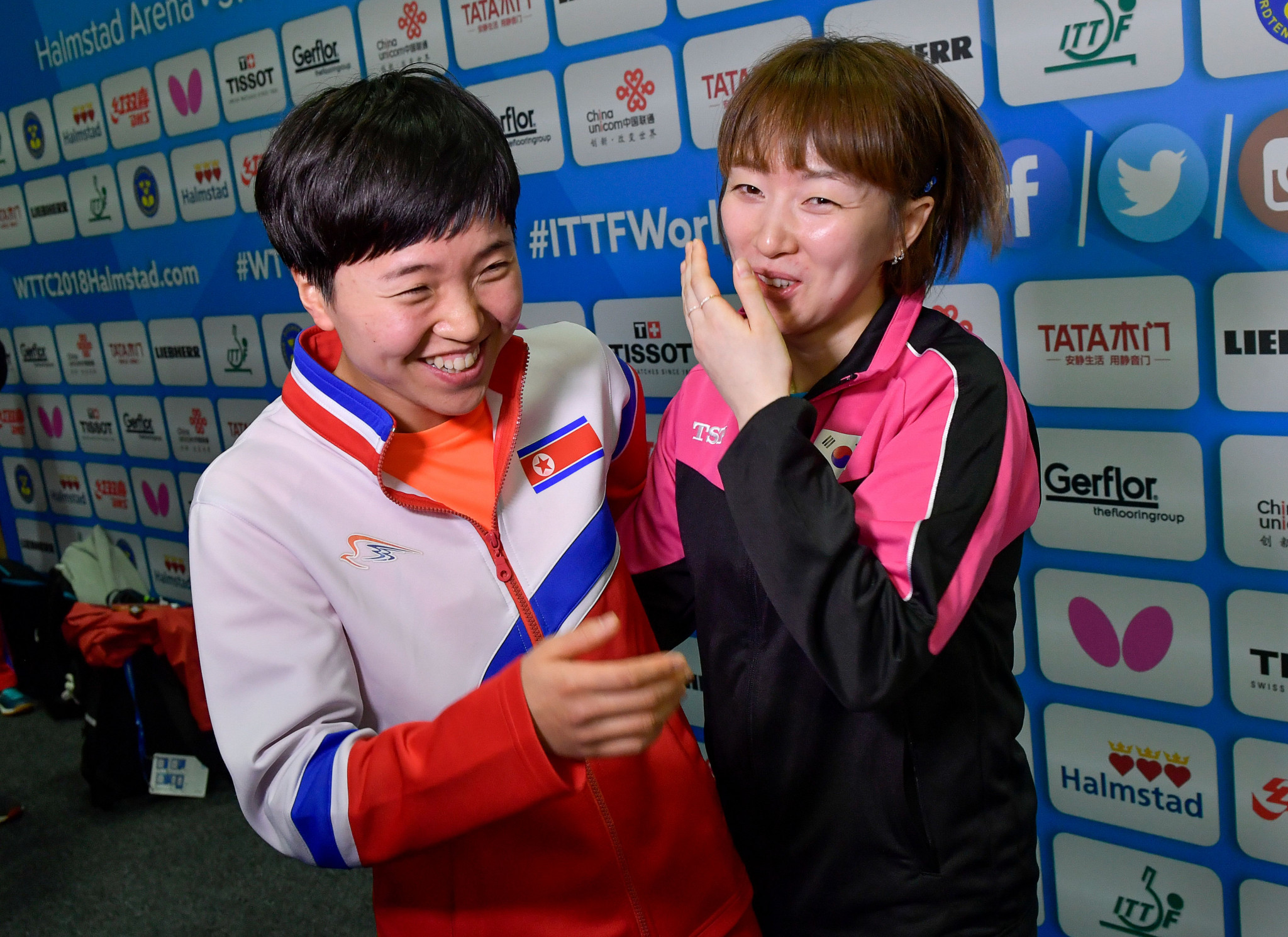 Suh Hyo-won, right, believes a joint Korean team could challenge the best nations at the 2018 Asian Games ©Getty Images