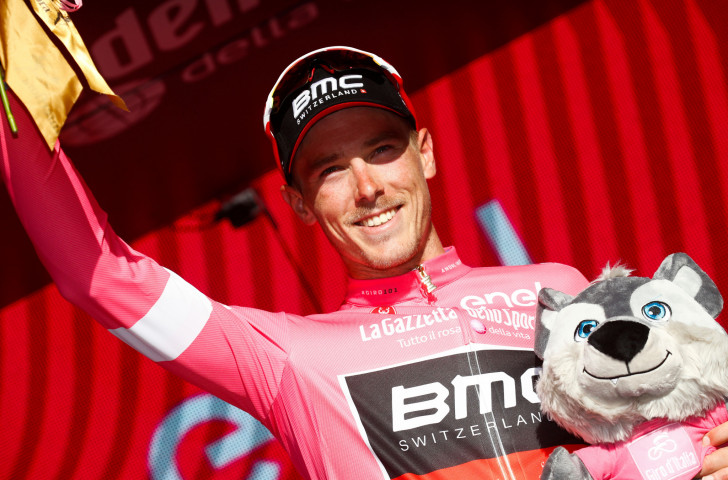 Rohan Dennis of Australia still leads the overall standings in the Giro d'Italia after the fourth stage - by one second ©Getty Images  